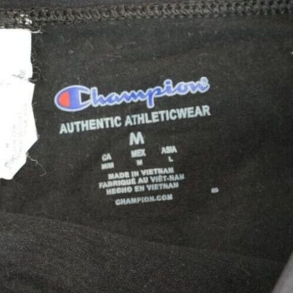 Champion Women's Authentic Print‎ Leggings All Over Print Size Medium Black - Picture 8 of 8